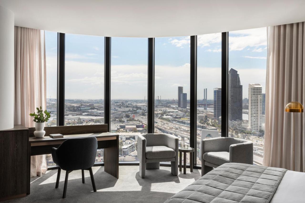 Oakwood Premier Melbourne Aparthotel Buitenkant foto The view from a typical apartment