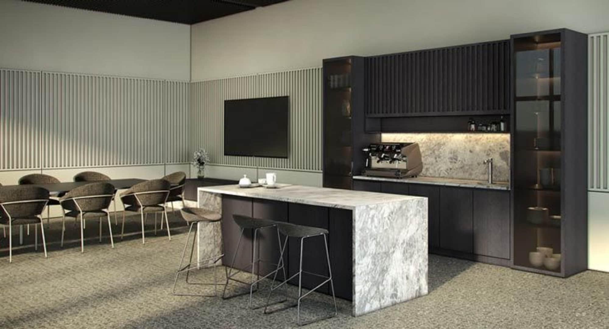Oakwood Premier Melbourne Aparthotel Buitenkant foto The kitchen at the new home of the National Portrait Gallery